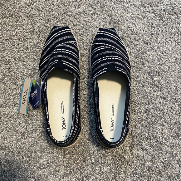 Tom’s Ortholite women’s alpargata rope style shoe size 10 - Picture 7 of 8